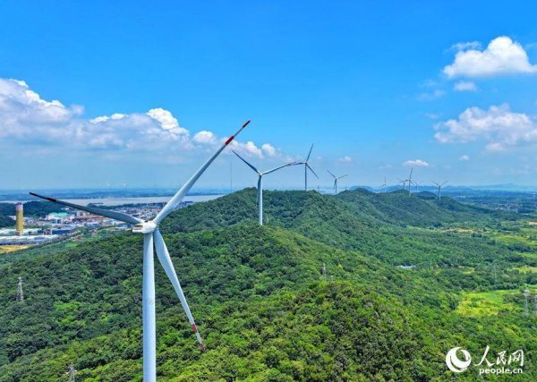 炒股入门与技巧 江西彭泽：沿江风力发电 输送清洁能源